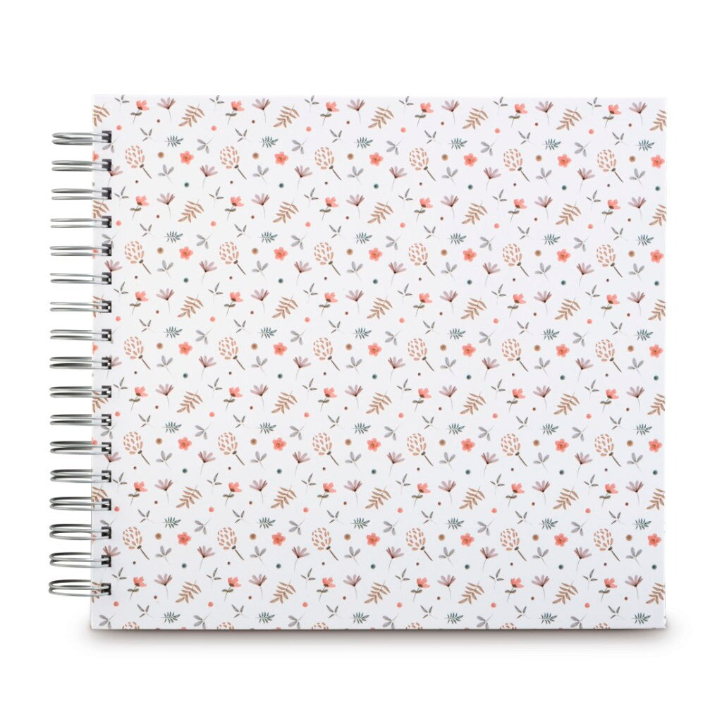 Hama Photo Spiral Album Floral 28x24 cm 50 White Pages