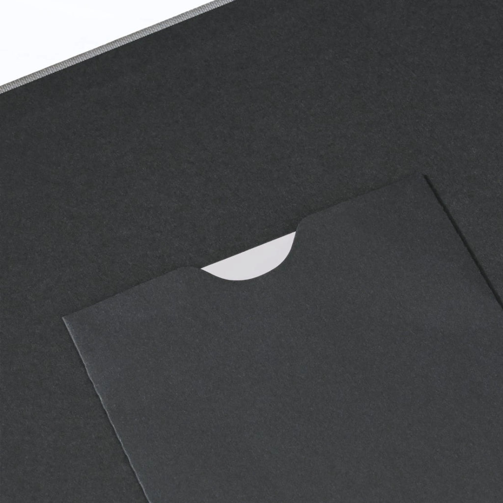 Hama Fine Art Spiral Photo Album 36x32 cm 50 Black Pages Stone Grey