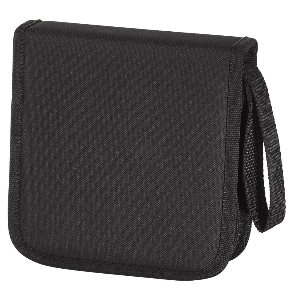 Hama Nylon Wallet 32 CDs Black Red