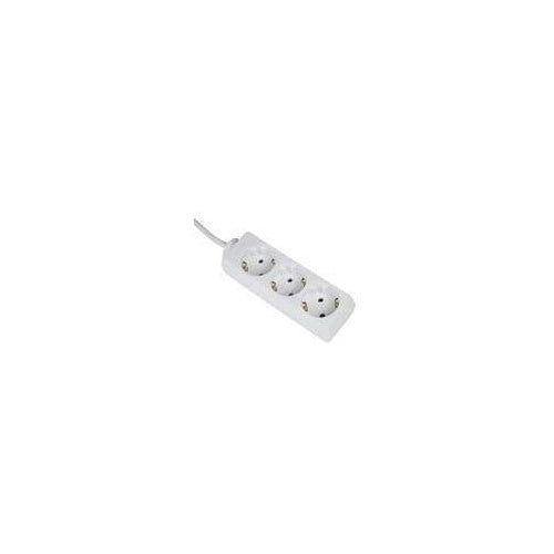 Hama Distribution Panel 3-Way with Children Predection - Verlängerungsschnur - Wechselstrom 230 V - output connectors: 3 - 3,0m - white (00030569) afbeelding 1