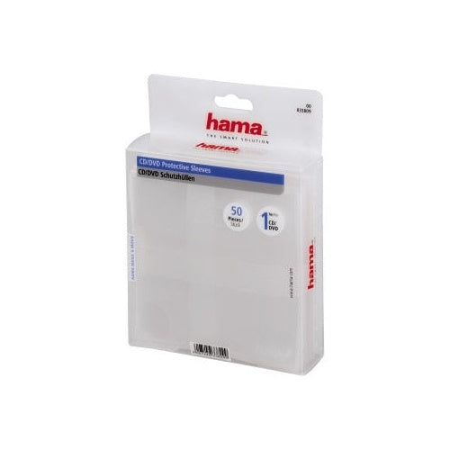 Hama CD/DVD Hoesjes 50 Pak Transparant afbeelding 1