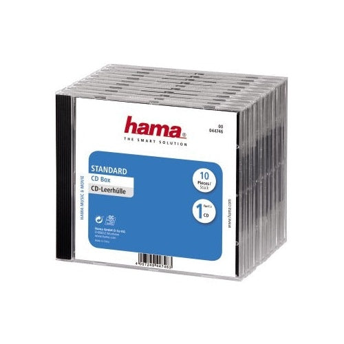 Hama CD Box 10 Pak Geseald afbeelding 1