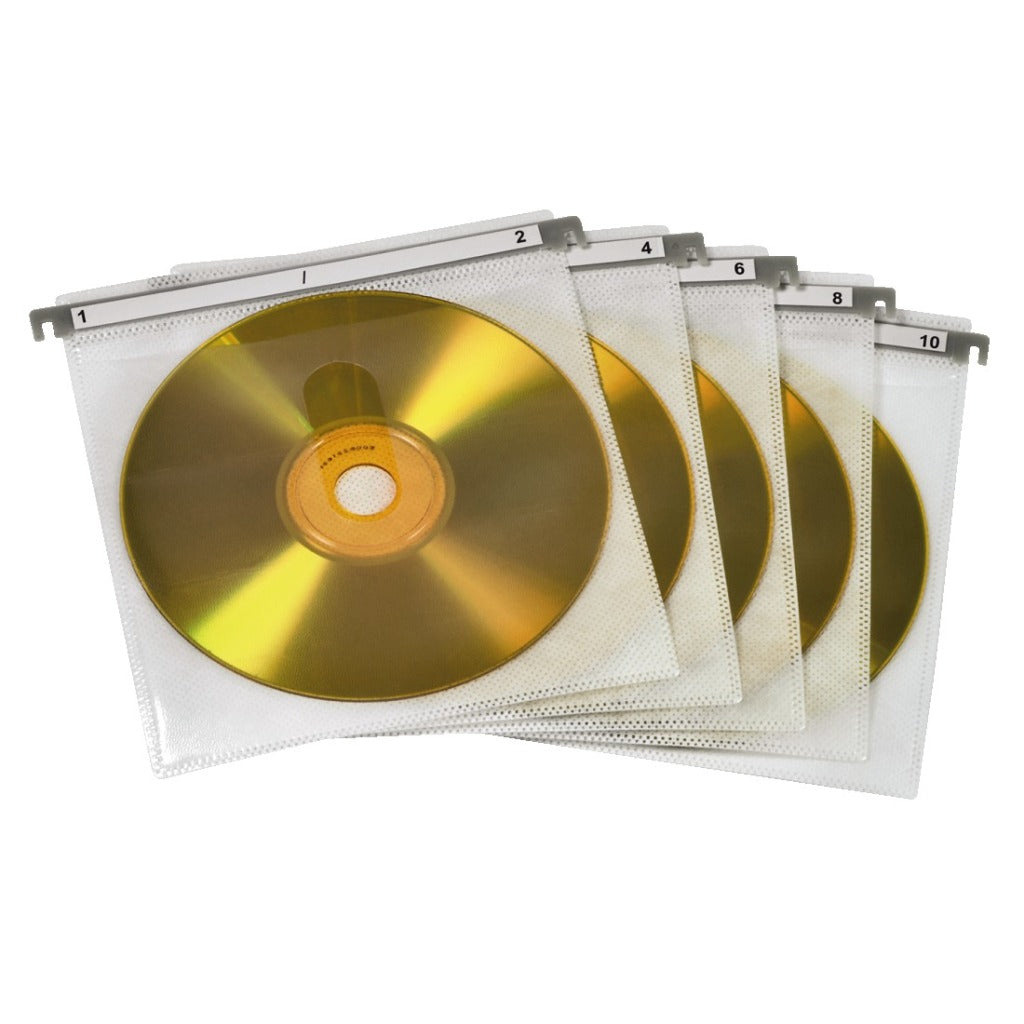 Hama CD/DVD Sleeve 50P White
