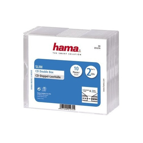 Hama CD Slim Bubbel Box 10 Pak afbeelding 1