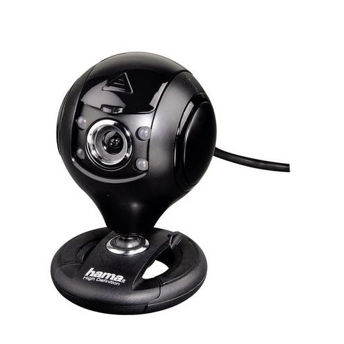 Hama "Spy Protect" HD Webcam - Web-Kamera - Farbe - 1,3 MP - 1280 x 720 - Audio - USB2.0 (53950) afbeelding 1