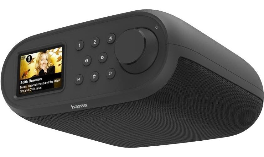 Hama Digitalradio DIR400, DAB+/Internetradio/Bluetooth® RX/App, Schwarz (00054258) afbeelding 1