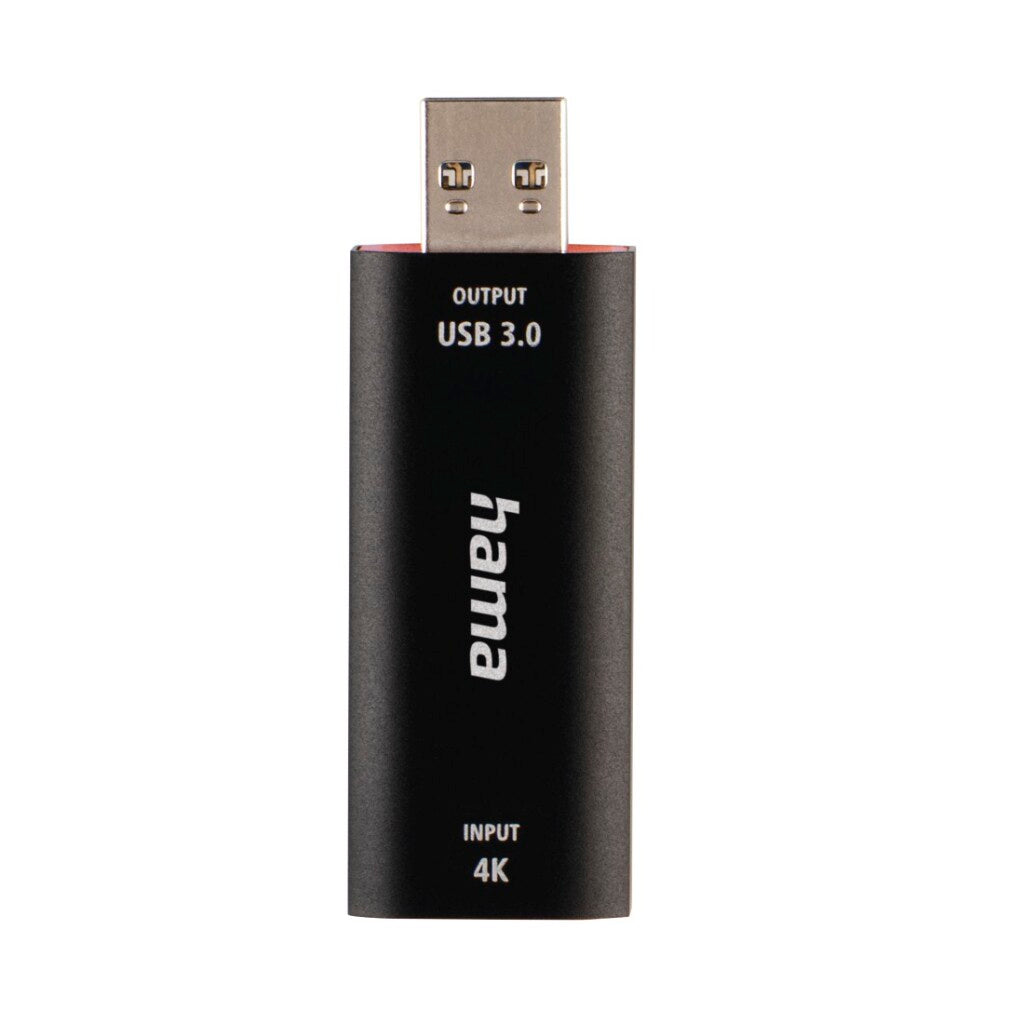 Hama Video Recording Stick USB Plug - HDMI Connection 4K