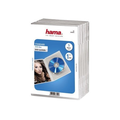 Hama DVD Box Transparant 5Pak afbeelding 1