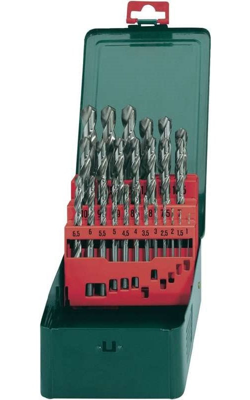 Metabo HSS Metall-Spiralbohrer-Set 25teilig 627154000 geschliffen DIN 338 Zylinderschaft 1 Set (627154000) afbeelding 1
