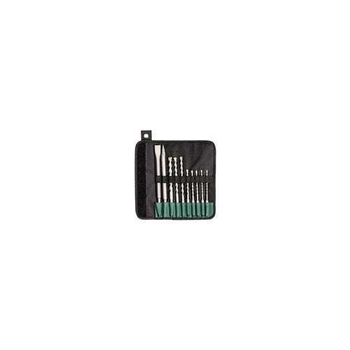 Metabo - Bohreinsatz- und Meißelset - für Beton, Mauerwerk, Stein - Hammereinsatz - 10 Stücke - SDS-plus - Länge: 210 mm, 160 mm, 250 mm afbeelding 1