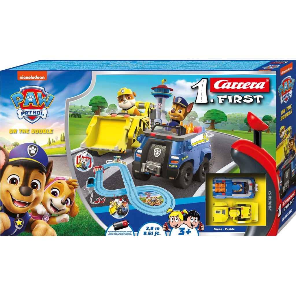 Carrera First Paw Patrol Double Race Track 290 cm