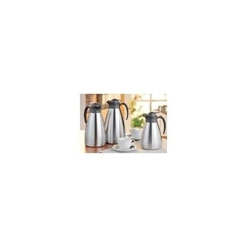 Esmeyer Isolierkanne "Thermoart", 1,0 Liter, Edelstahl innen und außen komplett aus mattiertem Edelstahl (290-070) - 4007796032341 - image 1