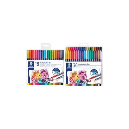36 STAEDTLER 3001 Brush-Pens farbsortiert (3001 TB36) - 4007817042847 - image 1