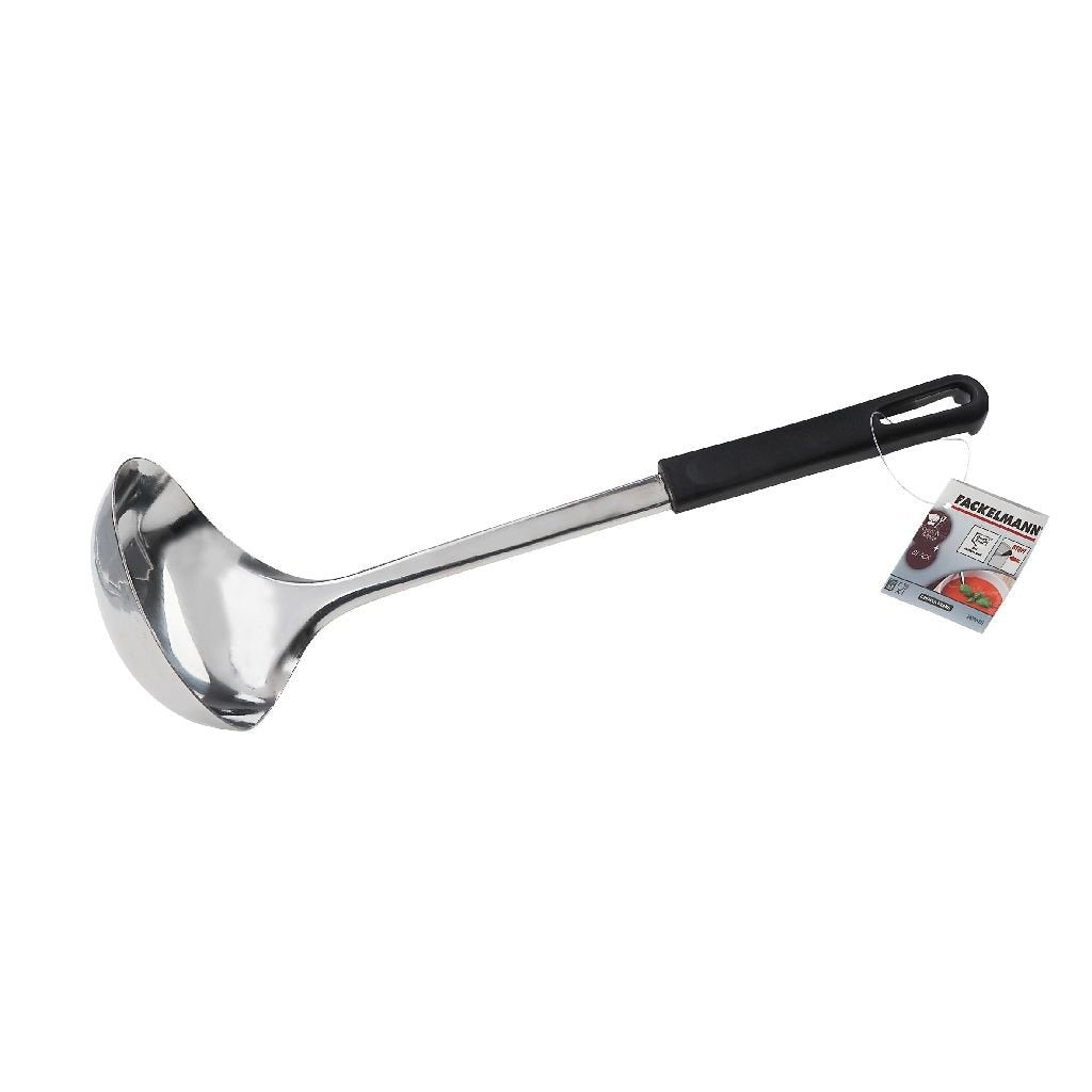 Fackelmann Food and More Soup Ladle 30 cm Black PP/Stainless Steel
