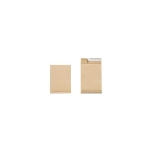 herlitz Faltenversandtasche B4, haftklebend, braun ohne Fenster, Natron-Recycling/Kraftpapier, 130 g/qm, - 1 Stück (11290020) afbeelding 1