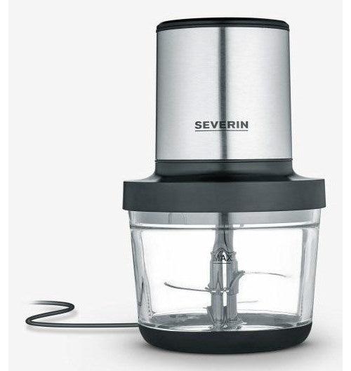 Severin KM 3867 Zerkleinerer 400 W Schwarz (matt), Edelstahl (gebürstet), Glas (KM 3867) - 4008146041785 - image 1
