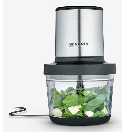 Severin KM 3867 Zerkleinerer 400 W Schwarz (matt), Edelstahl (gebürstet), Glas (KM 3867) - 4008146041785 - image 2