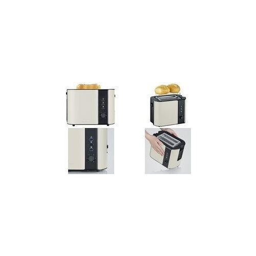 Severin 2-Scheiben-Toaster, Brotscheibenzentrierung, Auftaufunktion, Aufwärmfunktion, Stopptaste, Ko (9576) afbeelding 1