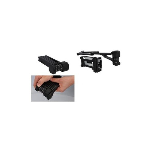 FISCHER Falt-Fahrradschloss PROTEC FN110, Länge: 1.100 mm Stäbe aus gehärtetem Stahl, kunststoffummantelt, 4-fach - 1 Stück (50658) afbeelding 1