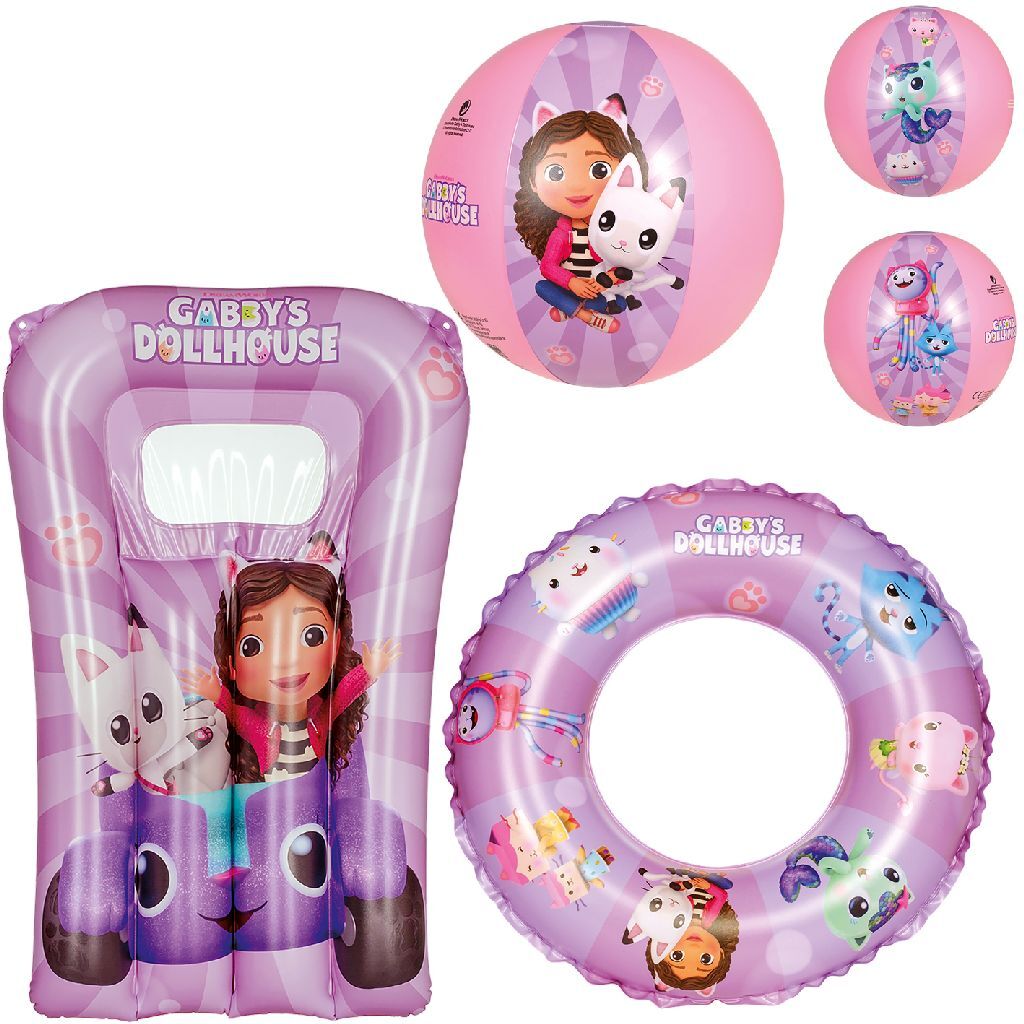 Gabby's Dollhouse Swim Set Purple