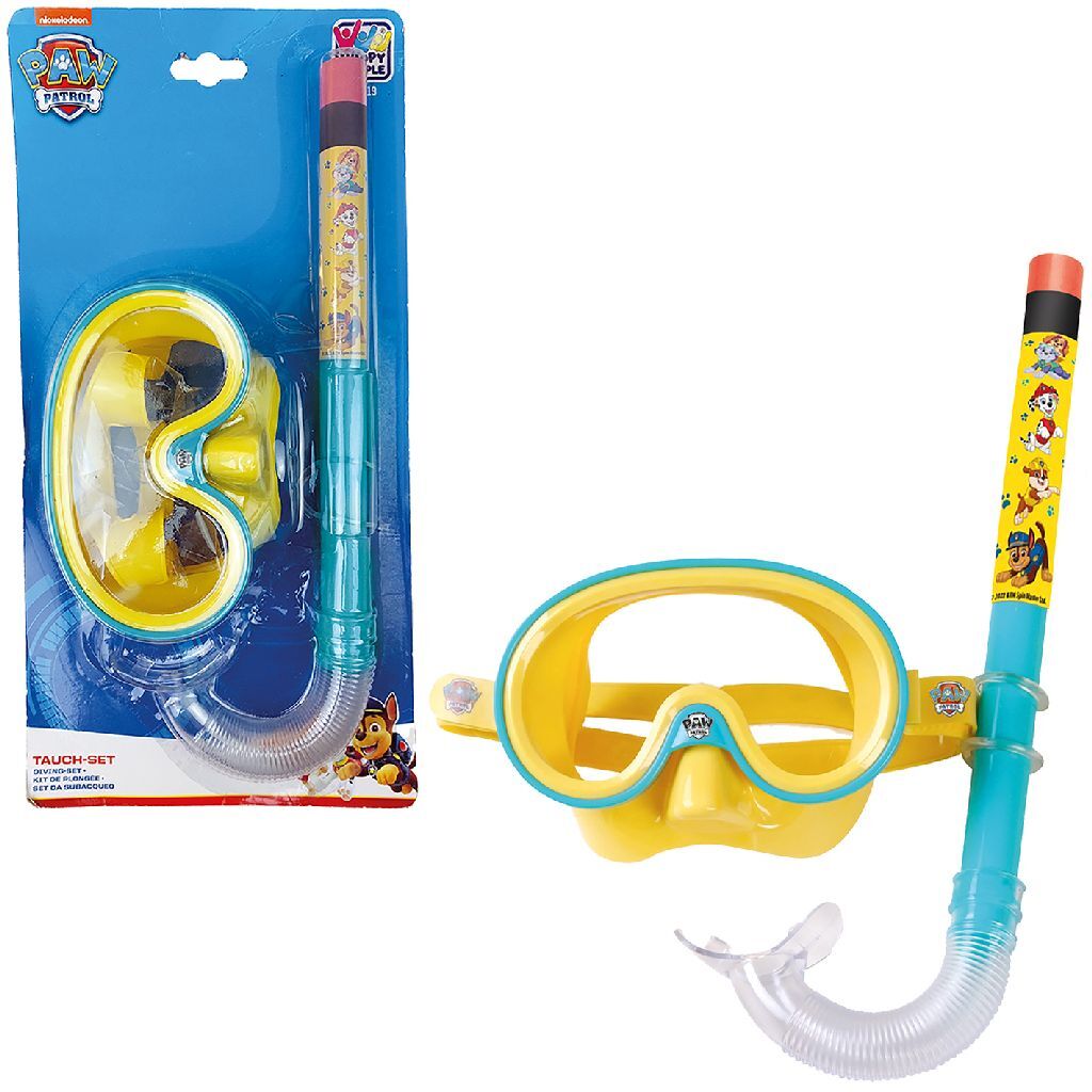Paw Patrol Kids Snorkel Set Blue/Yellow for Ages 3 and Up