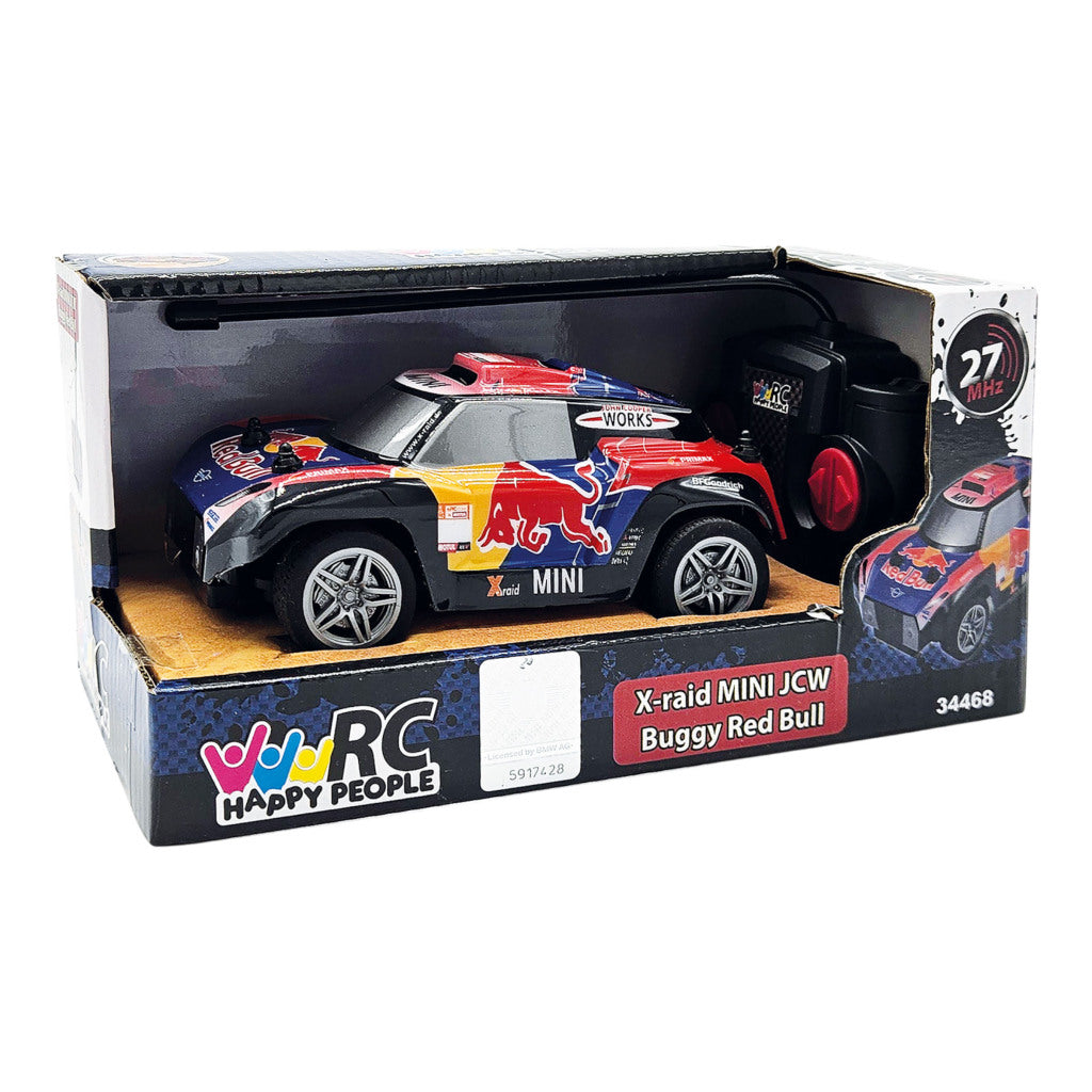 Happy People RC X-Raid Mini JCW Buggy - Red Bull 1:28 - 15 cm