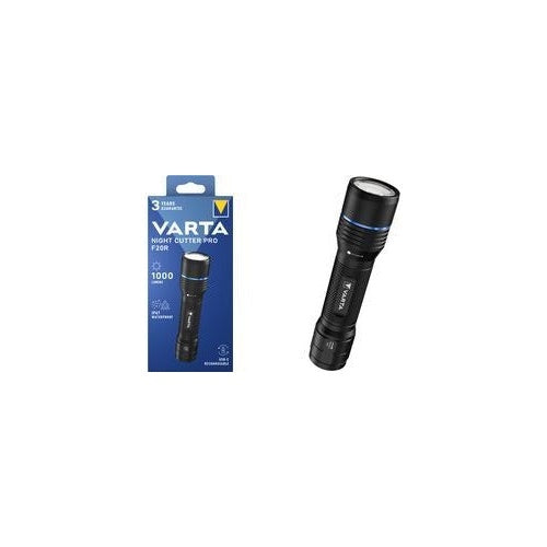 Varta Taschenlampe Aluminium F20R mit Akku - Taschenlampe (18920101111) afbeelding 1
