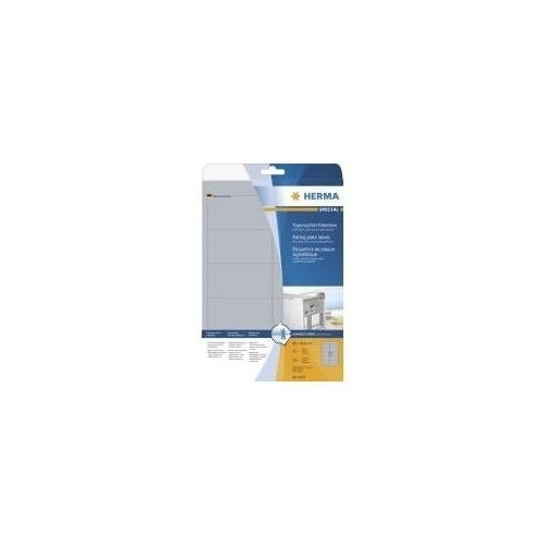HERMA SuperPrint LaserCopy - Folienetiketten - Silber - 96 x 50,8 mm - 250 Stck. (25 Bogen x 10) (4223) afbeelding 1