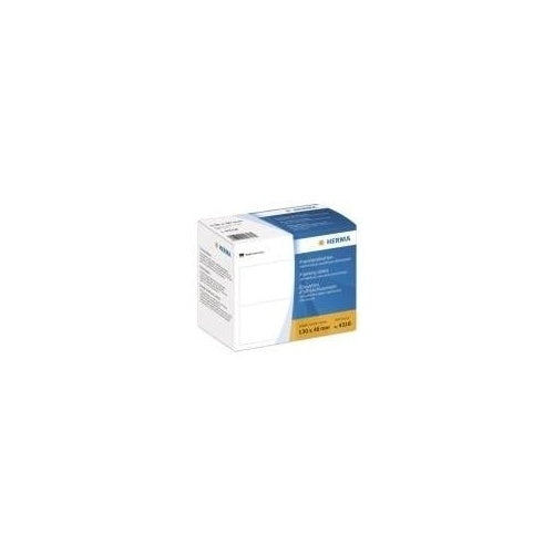 HERMA Franking labels - Selbstklebende Papieretiketten - weiß - 130 x 40 mm - 1000 Etikett(en) (500 Bogen x 2) (4318) afbeelding 1