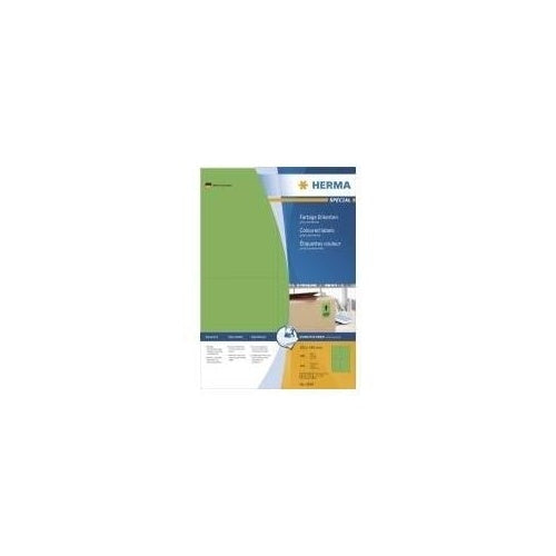 HERMA SuperPrint - Selbstklebende Etiketten - grün - A6 (105 x 148 mm) - 400 Stck. (4399) afbeelding 1