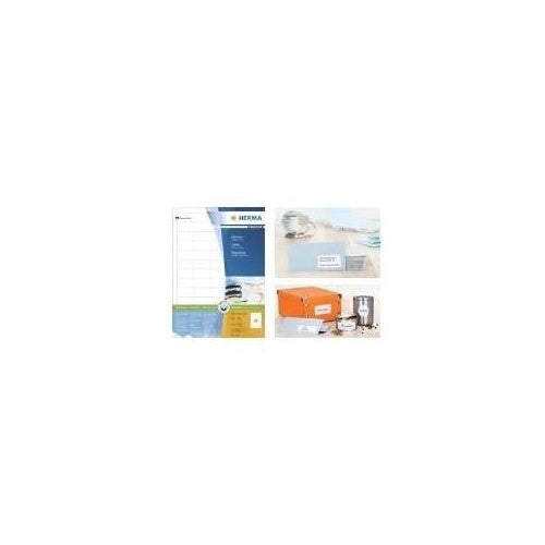 HERMA SuperPrint - Selbstklebende Etiketten - weiß - 25,4 x 70 mm - 3300 Stck. (4455) afbeelding 1
