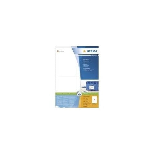 HERMA SuperPrint - Selbstklebende Etiketten - weiß - A6 (105 x 148 mm) - 800 Stck. (4627) afbeelding 1