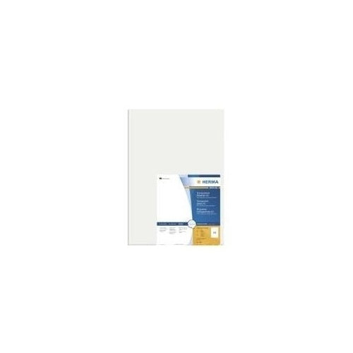 HERMA SuperPrint - Selbstklebende Folienetiketten - durchsichtig - A3 (297 x 420 mm) - 50 Stck. (50 Bogen x 1) (8694) afbeelding 1