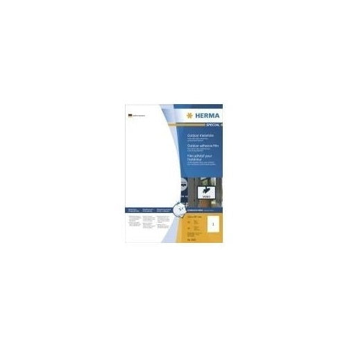HERMA Special Outdoor Klebefolie - Selbstklebende matte Folienetiketten - weiß - A4 (210 x 297 mm) 10 Stck. (9501) afbeelding 1