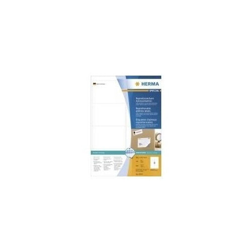 HERMA Movables - Selbstklebende Etiketten - weiß - 99,1 x 67,7 mm - 800 Stck. (100 Bogen x 8) (10312) afbeelding 1