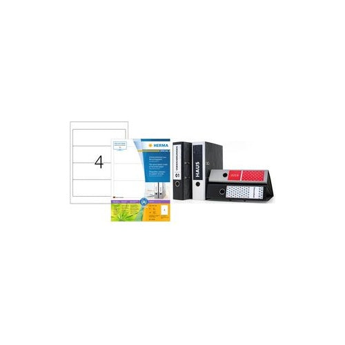 HERMA | Self-Adhesive Printer Labels 10740 White Adhesive Labels | For Office And Thermal Printers afbeelding 1