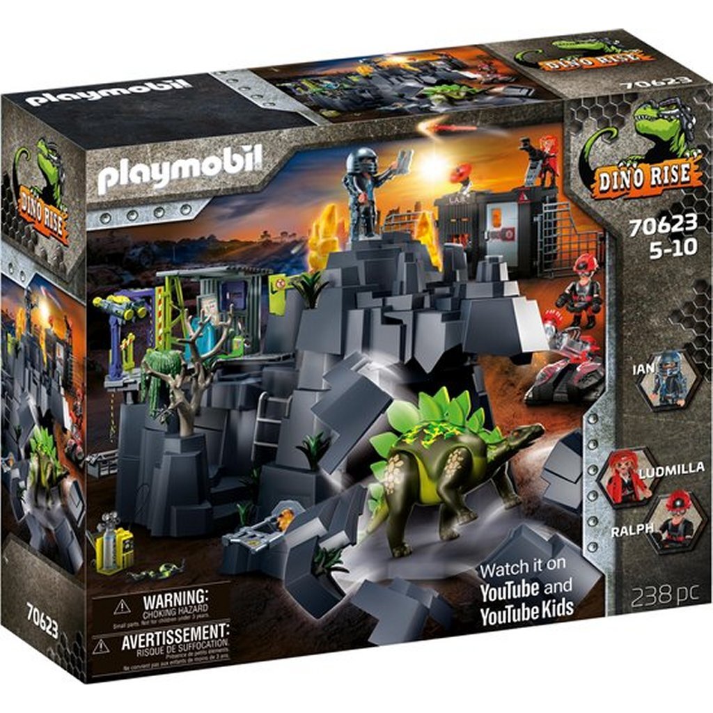 Playmobil 70623 Dino Rise Rock with Light and Sound