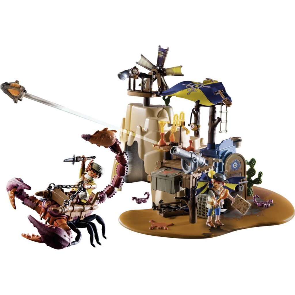 Playmobil Novelmore Scorpion Hunt Set 71024 with Giant Scorpion and Dario