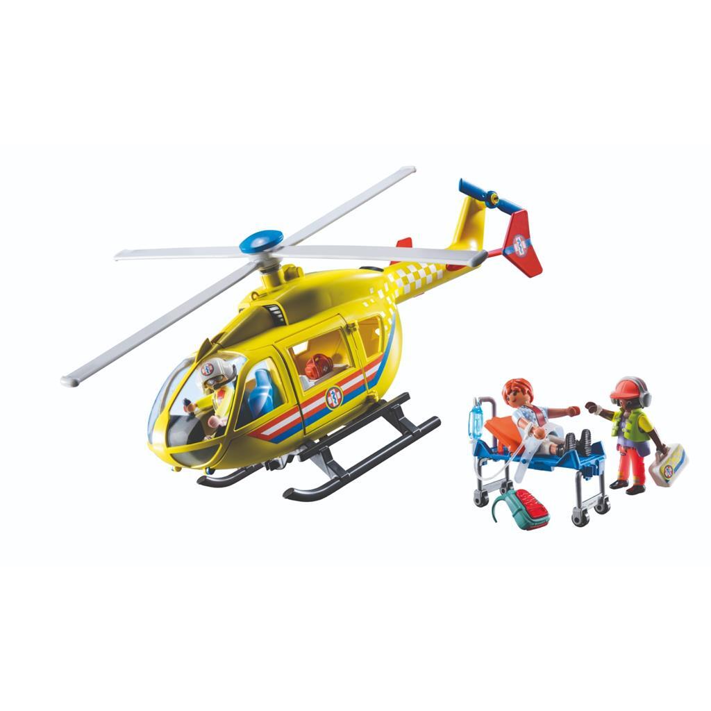Playmobil City Life Rescue Helicopter Set 71203 for Search Missions