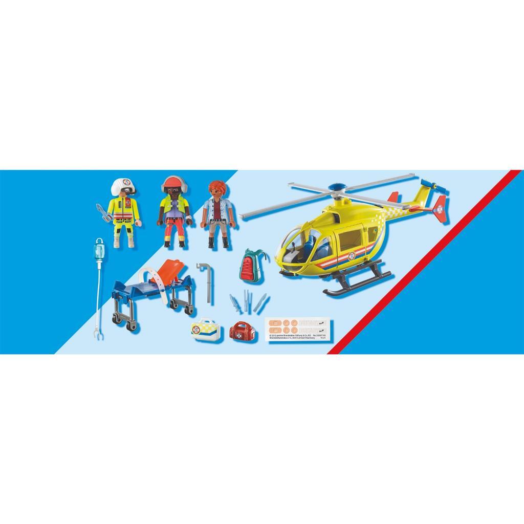 Playmobil City Life Rescue Helicopter Set 71203 for Search Missions