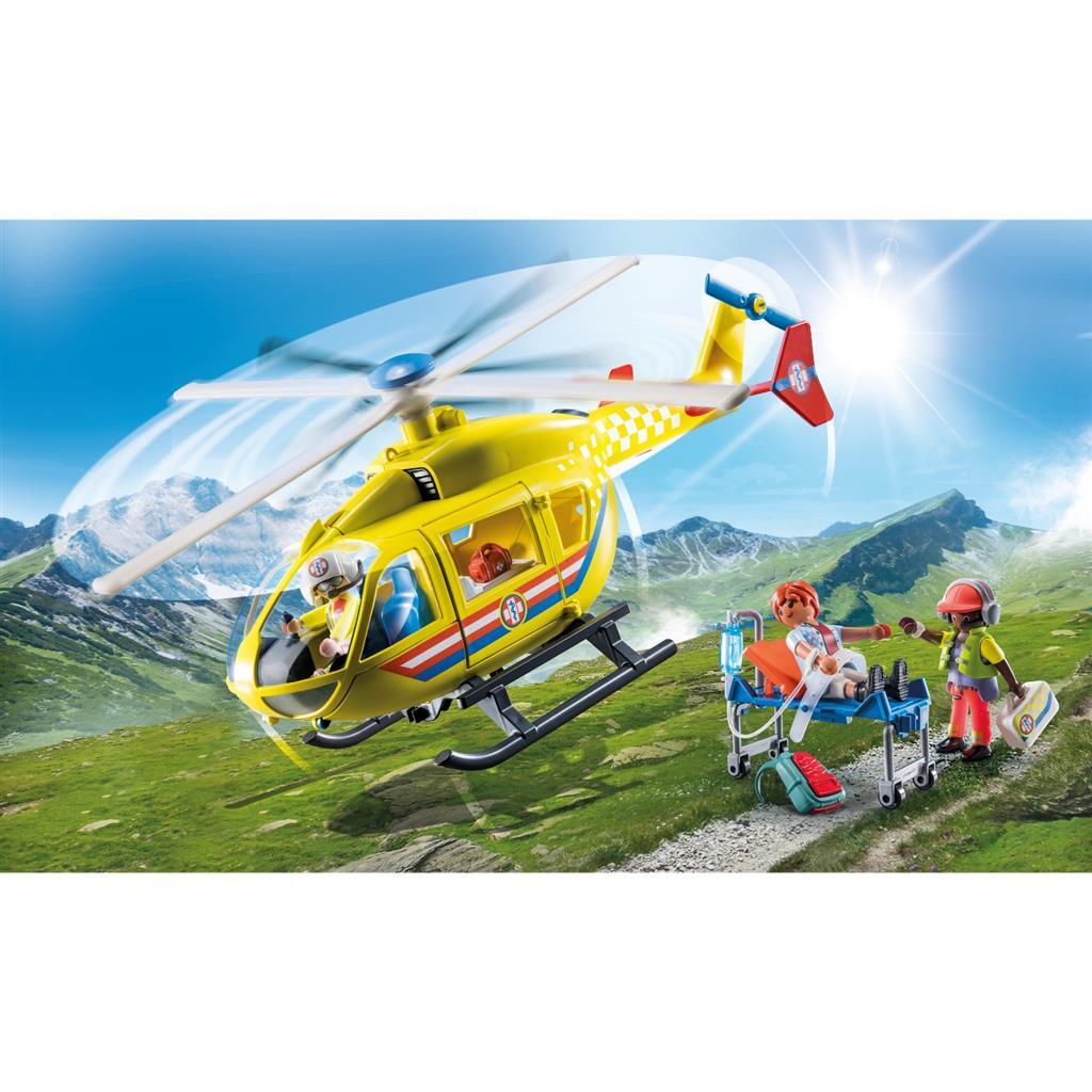 Playmobil City Life Rescue Helicopter Set 71203 for Search Missions