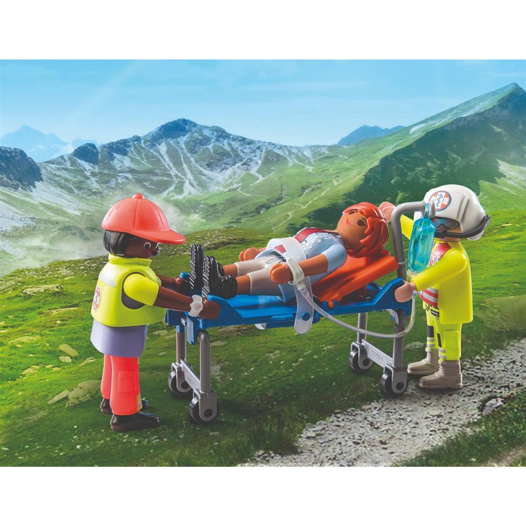 Playmobil City Life Rescue Helicopter Set 71203 for Search Missions