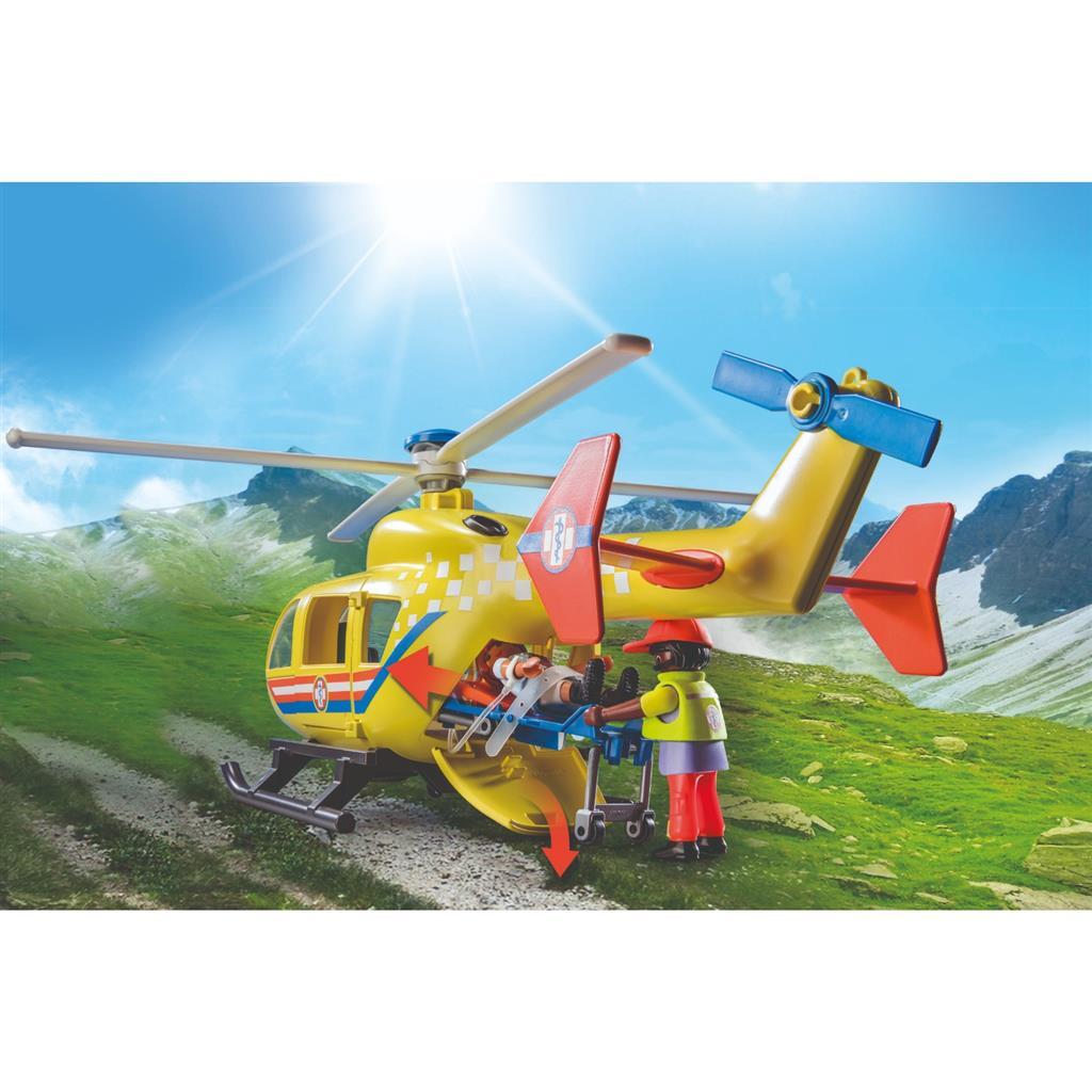 Playmobil City Life Rescue Helicopter Set 71203 for Search Missions
