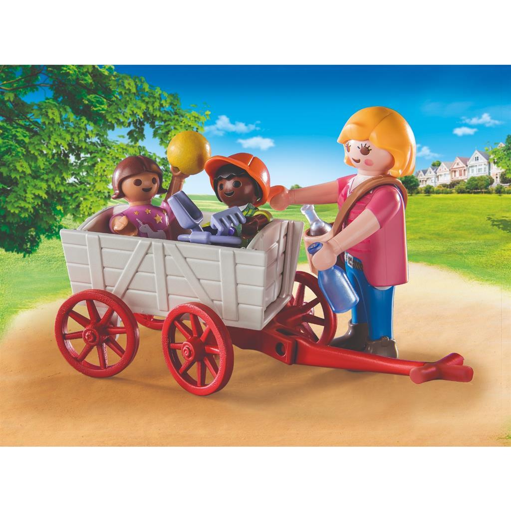 Playmobil City Life Babysitter Wagon Set 71258 for Daycare Adventures