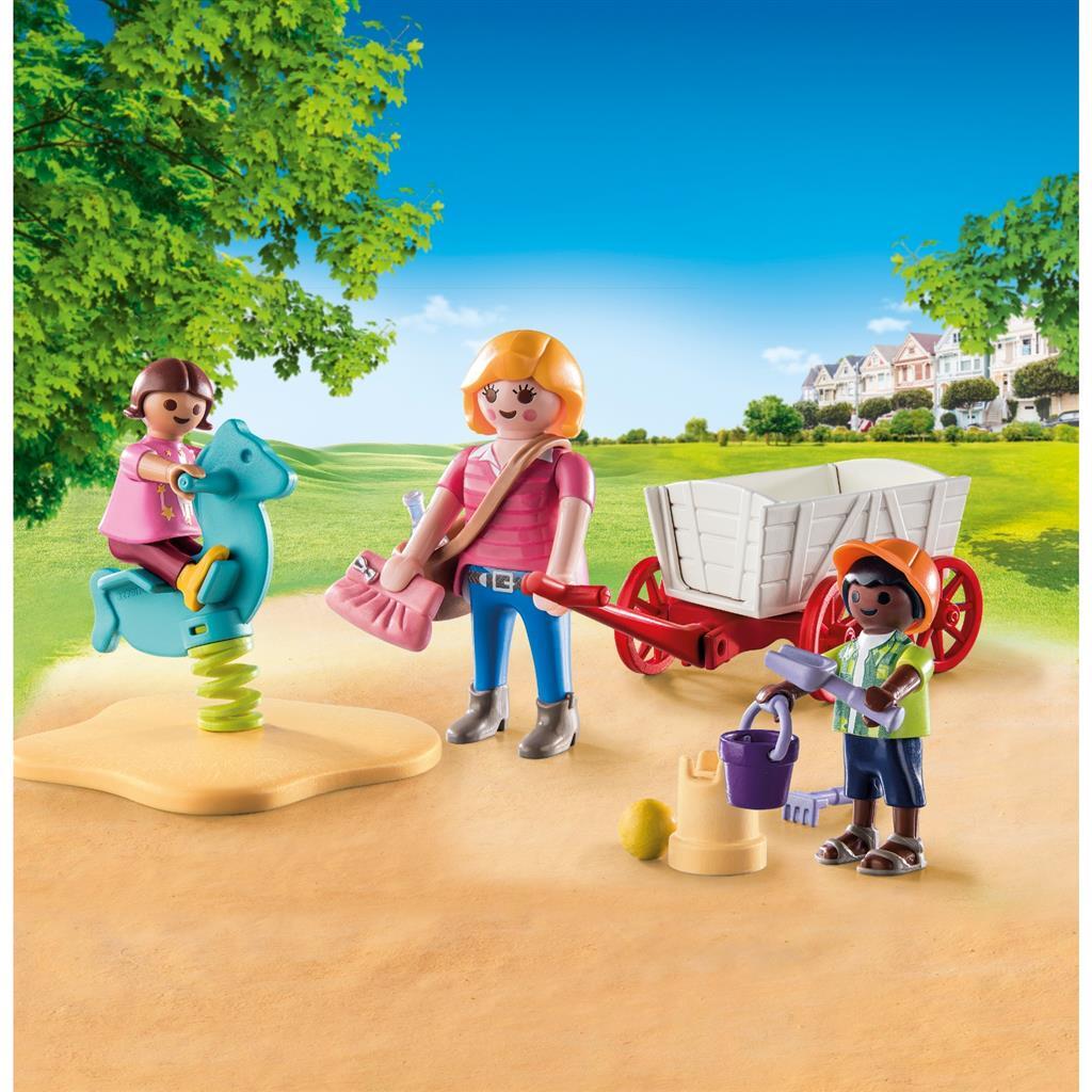 Playmobil City Life Babysitter Wagon Set 71258 for Daycare Adventures