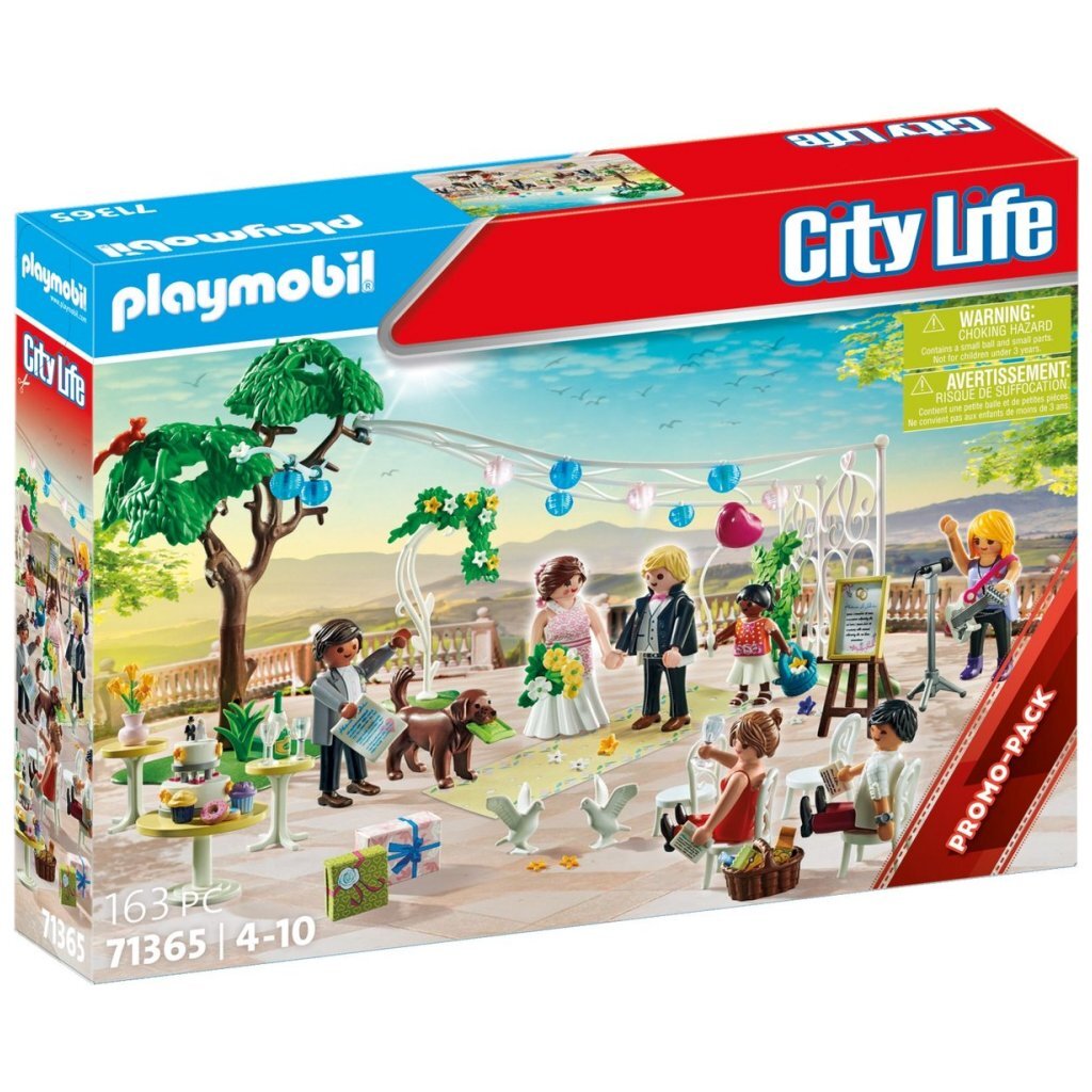 Playmobil City Life Wedding Reception 71365 - Outdoor Ceremony Playset for Ages 4+
