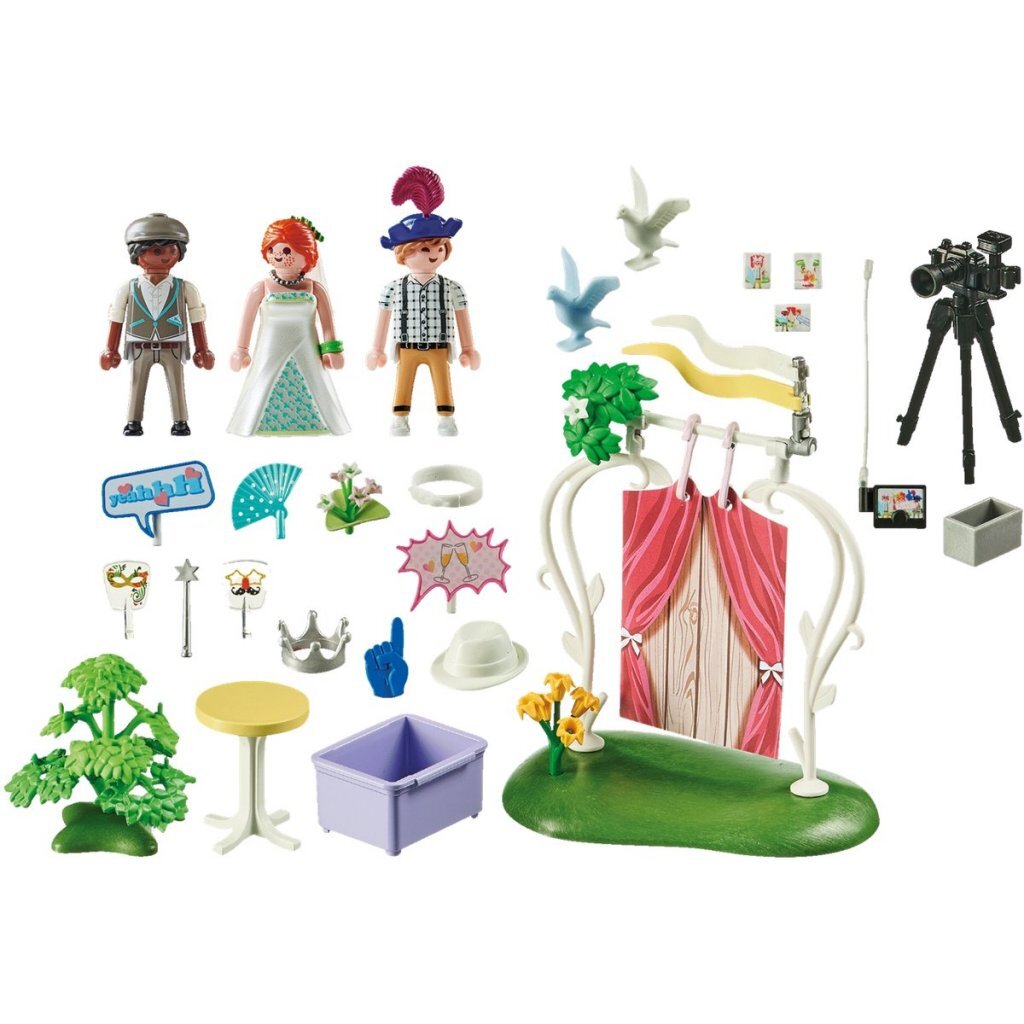 Playmobil City Life Wedding Photographer 71367 - Photo Booth Playset for Ages 4+