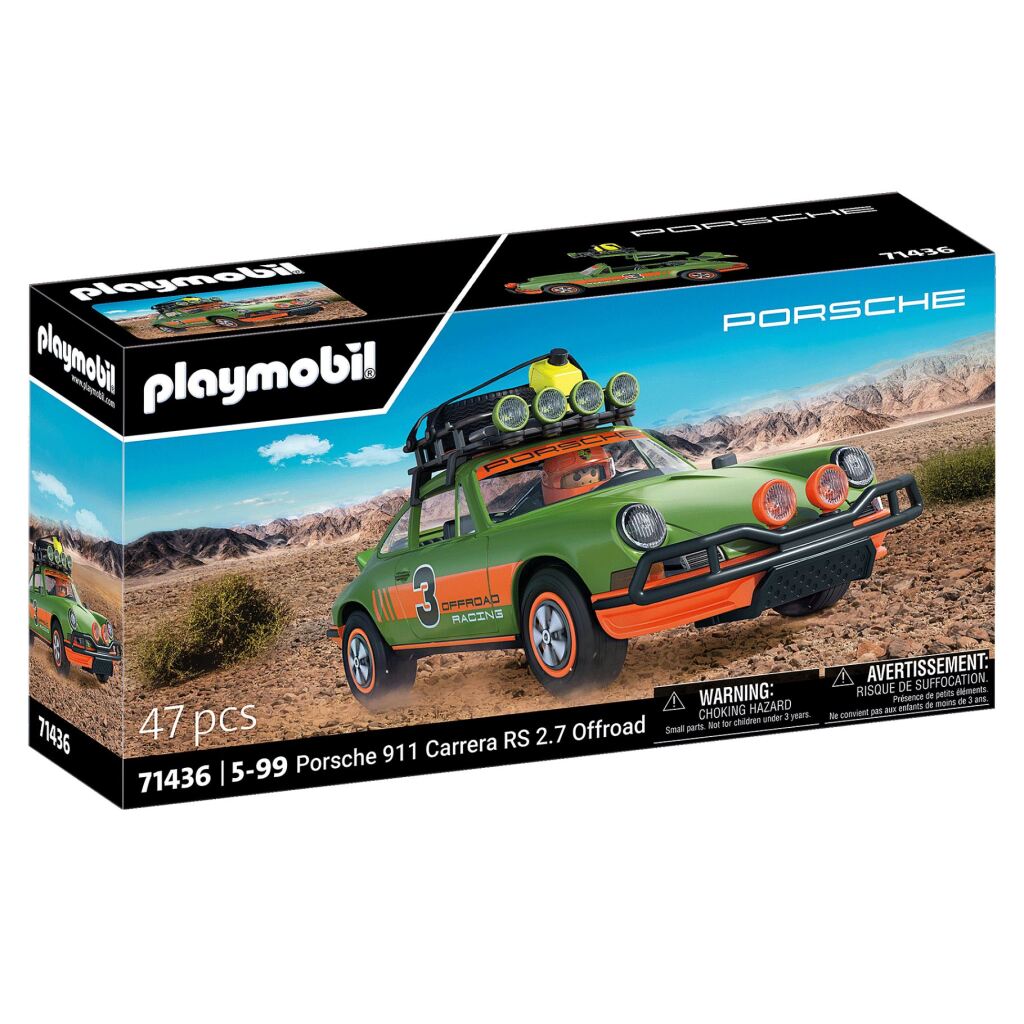 Playmobil Porsche 911 Carrera RS 2.7 Offroad 71436 - Off-Road Vehicle for Ages 5+