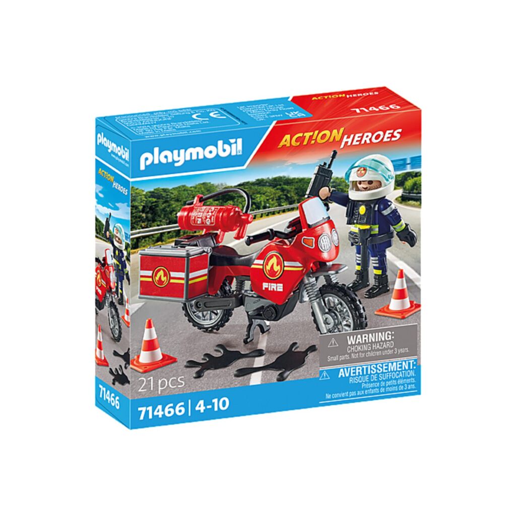 Playmobil 71466 Action Heroes Firefighters Set - Accident Scene