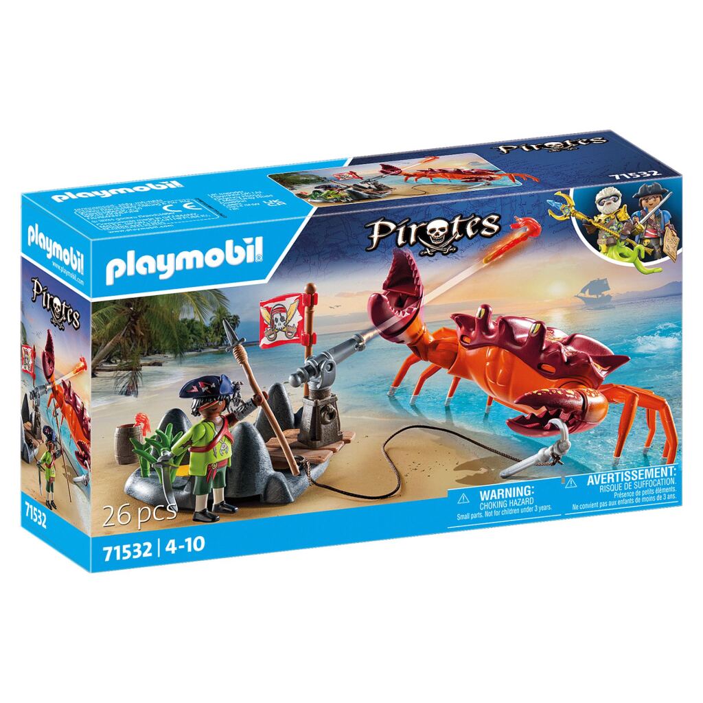 Playmobil 71532 Pirates Battle Against the Giant Crab Set